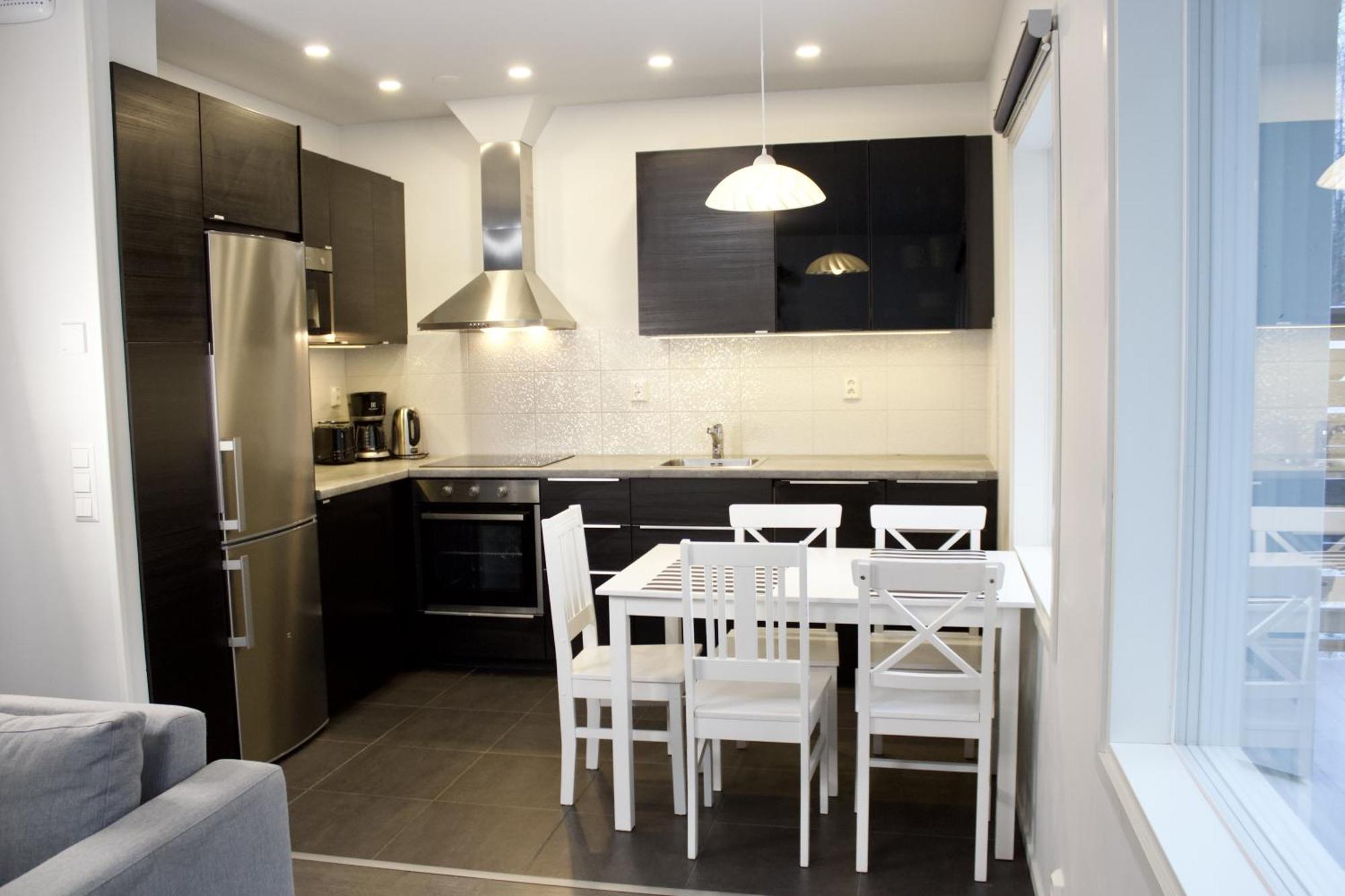 Modern Slope Apartment Вуокатти Экстерьер фото